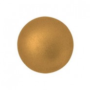 Les perles par Puca® Cabochon 18mm Bronze gold mat 00030/01740